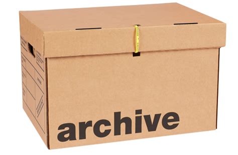 archive boxes acid free